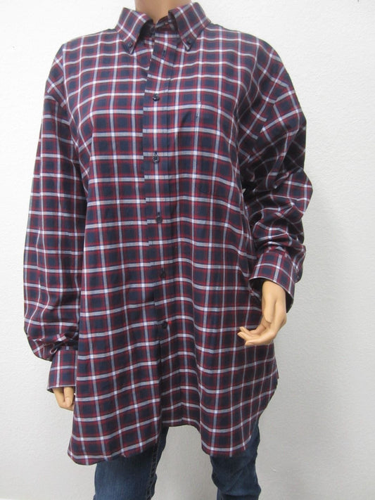 Daniel Cremieux Classics XLarge Mens Long Sleeve Button Down Front Shirt Men's