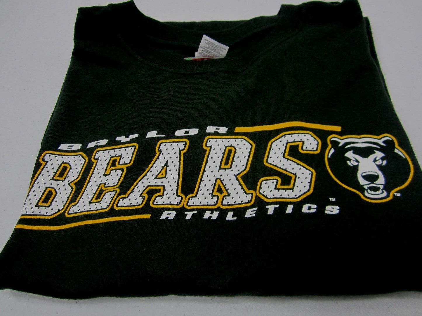 NWT Baylor University Gildan Unisex T Shirt Solid 100% Cotton Short Sleeve Sz XL