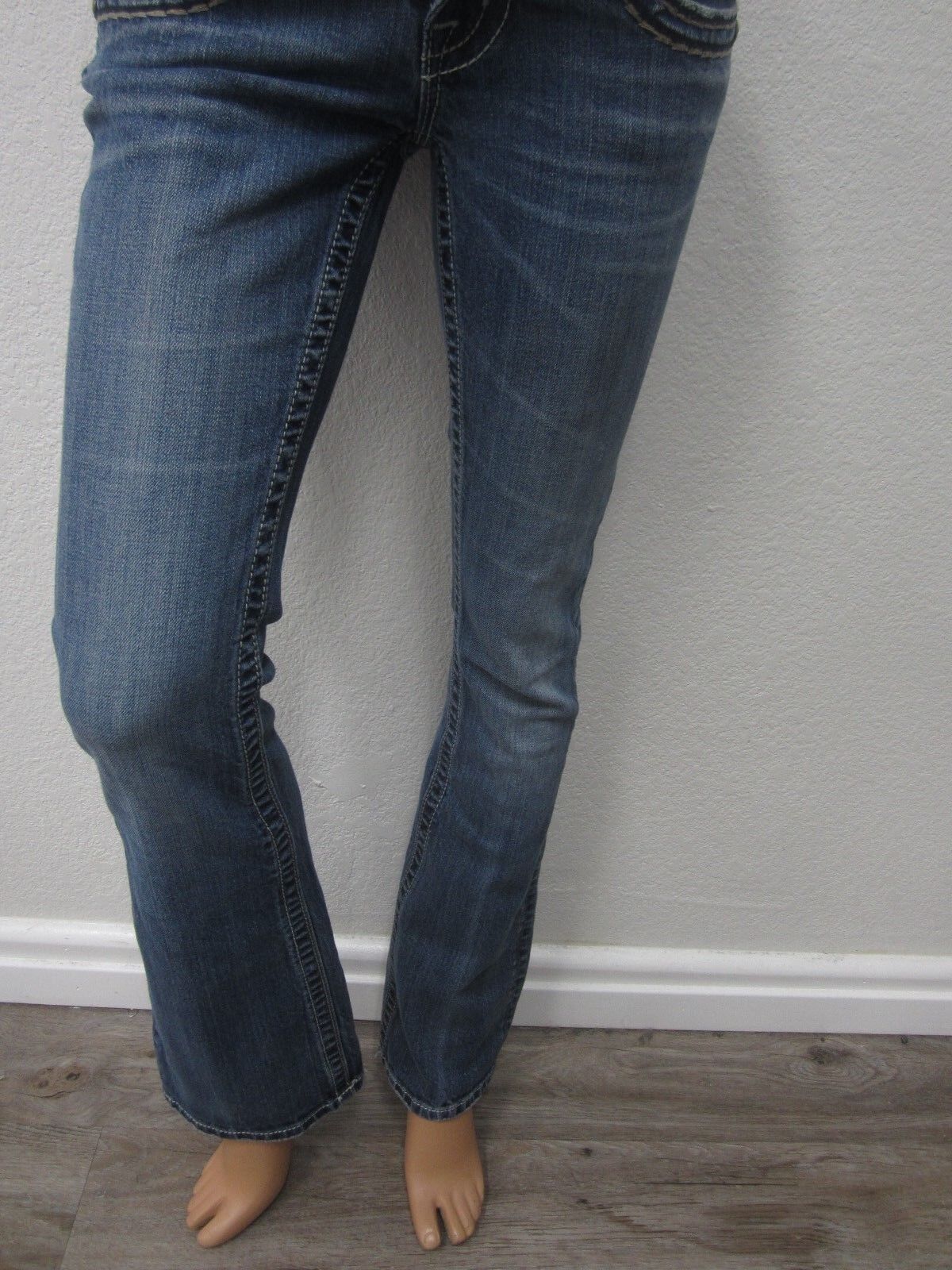 NICE MISS ME Jeans Boot SEQUIN Embellished Pockets Style JD1047B Size 26x32