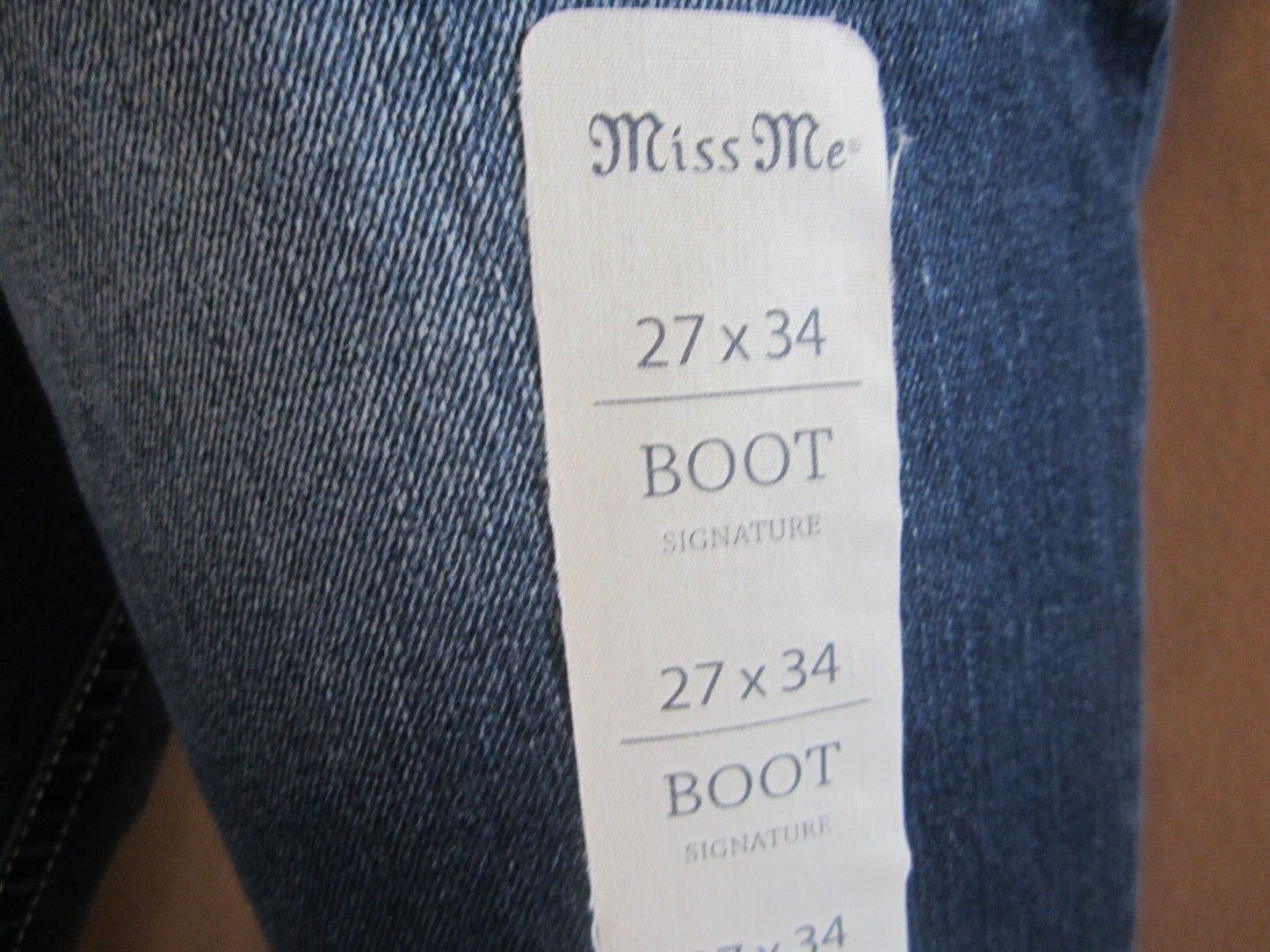 Buckle MISS ME Embellished Signature Boot Cut Stretch Jeans 27 x 34 NWT