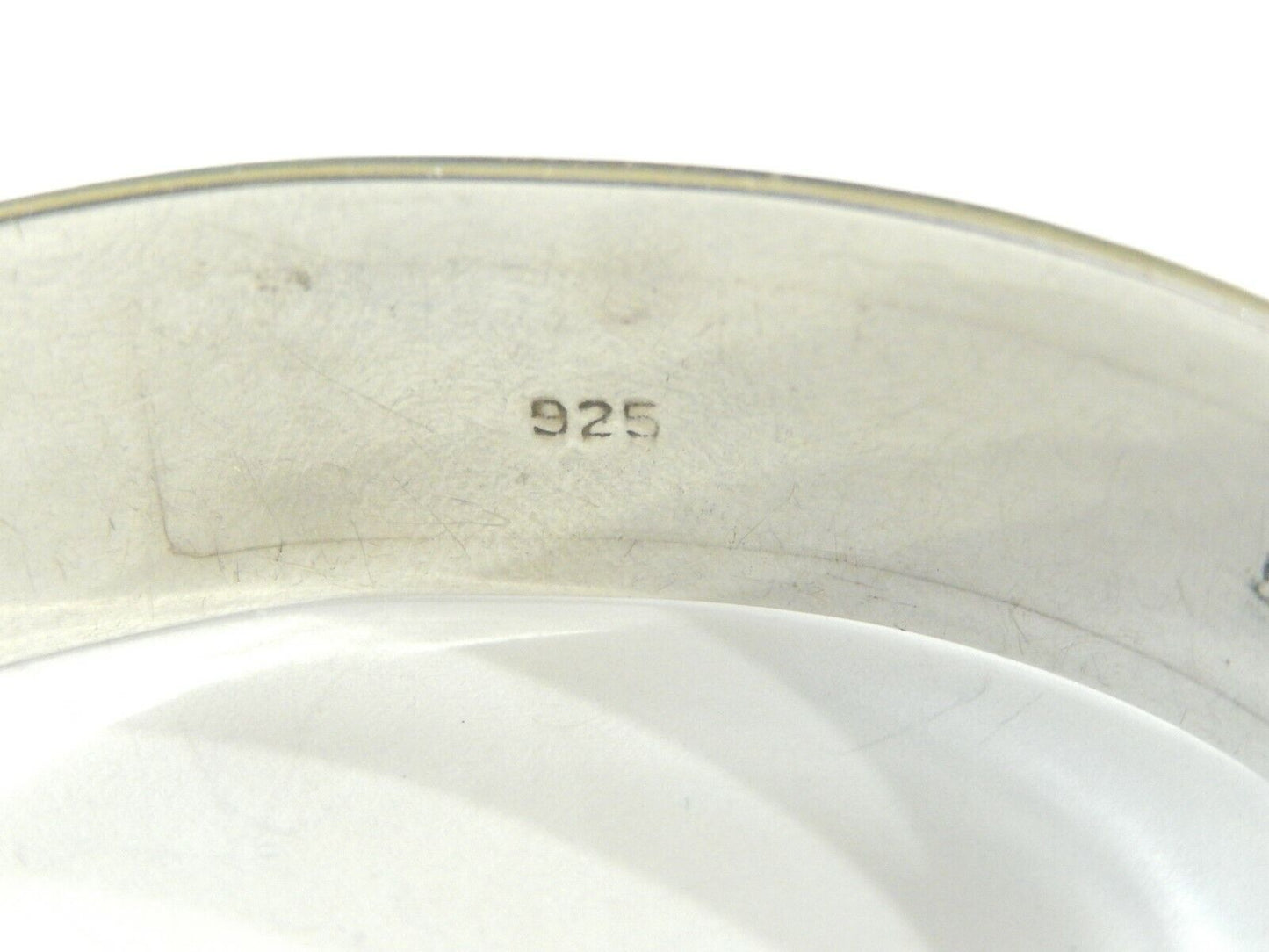 Vintage Native Amer. Sterling Silver 925  Hand Engraved Antique Cuff Bracelet