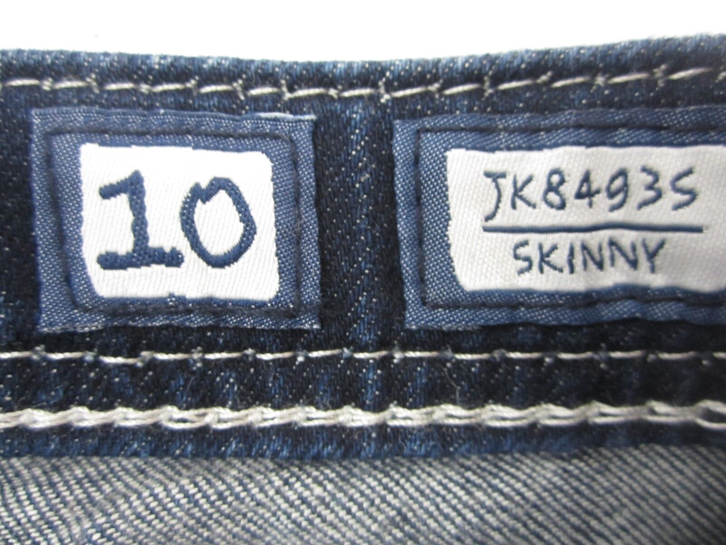 NWT Miss Me Skinny Cut Denim Girls Jeans Junior  (JK8493S) Size 10 x 27
