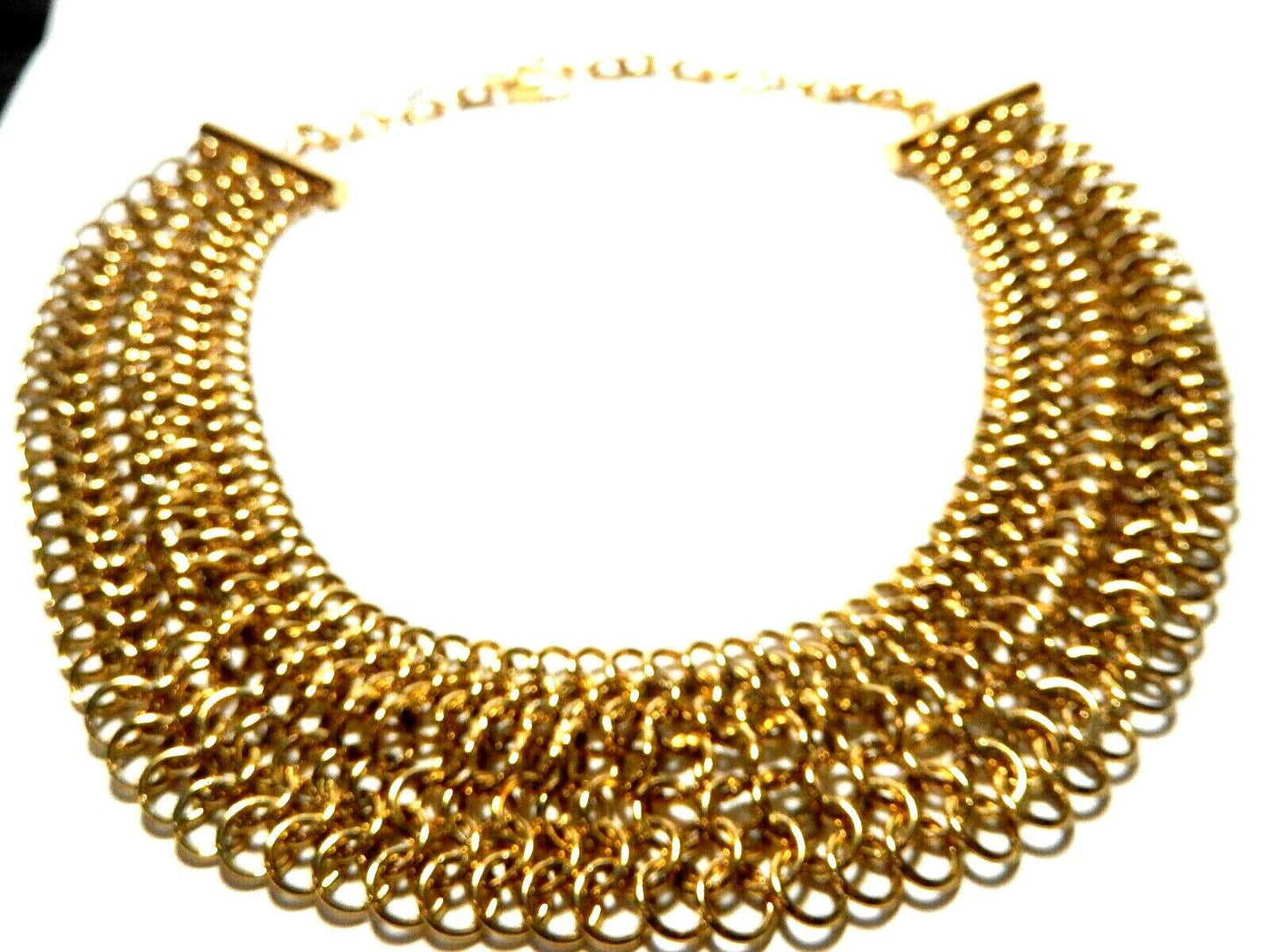 *NWT* $250 HUGE CHUNKY MICHAEL KORS GOLD TONE WIDE  LINK 20" CHAIN NECKLACE