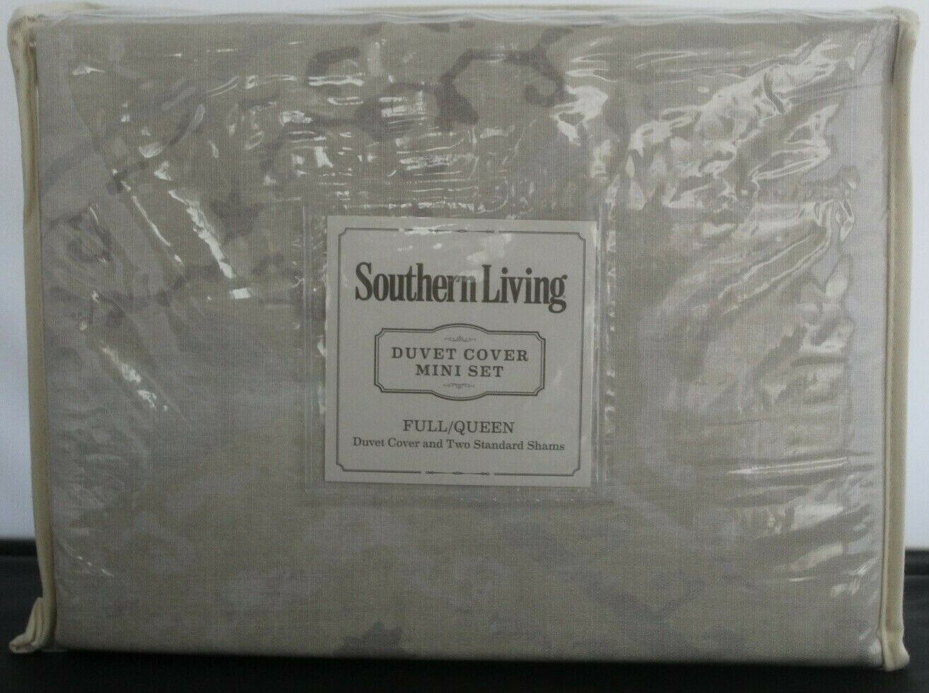 *NIP* $329. Southern Living Gentry Full/ Queen Duvet Cover Mini Set w/ Two Shams