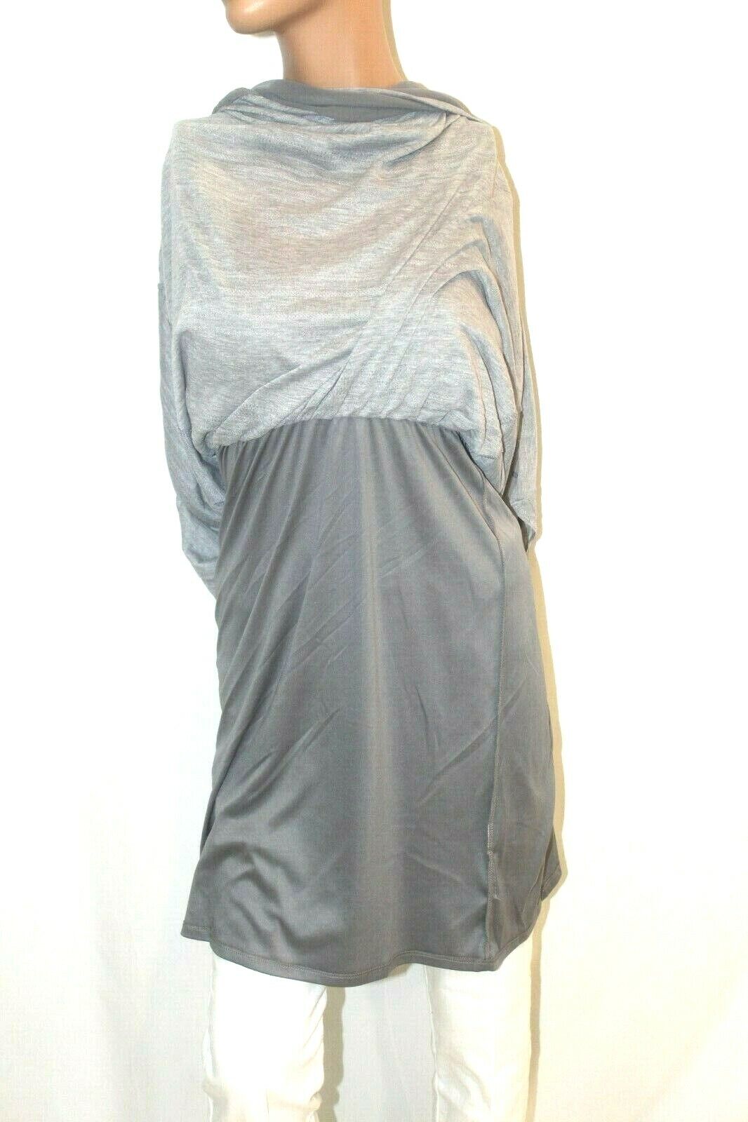 SIMPLY VERA WANG Womens Gray Sleeveless Lined Polyester "CUTE" Dress Sz Med