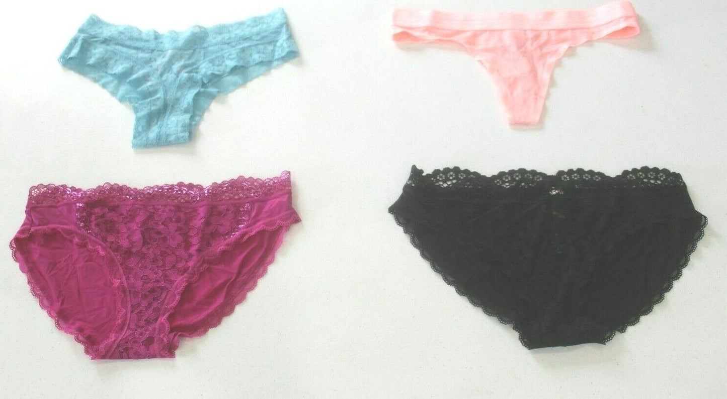 ♡  **NWT**  Lot of Four Random Victoria's Secret Panties Size - Small  ♡