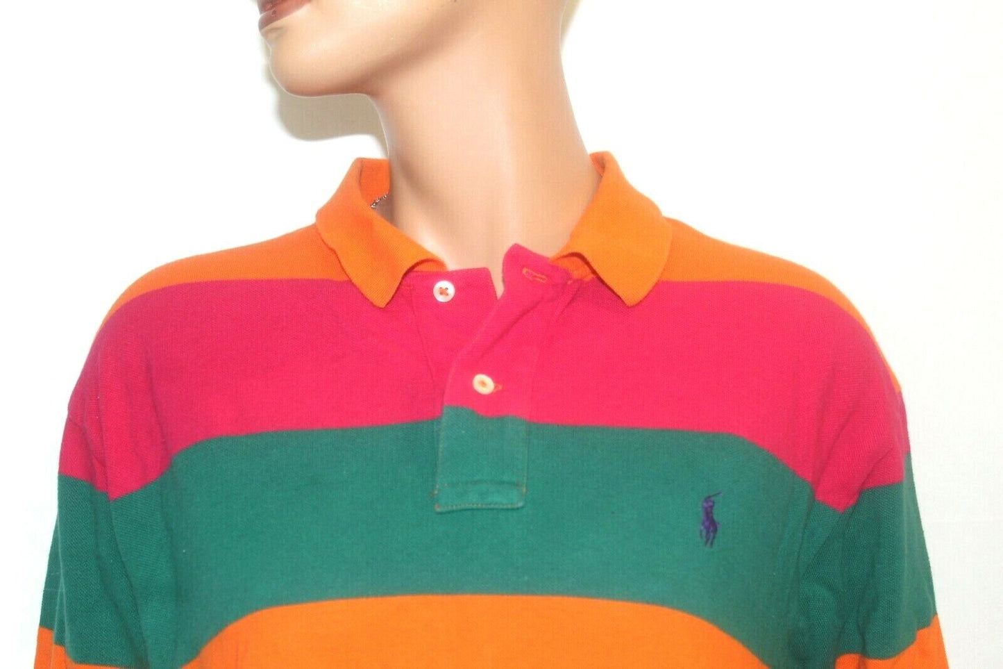 Men's Polo Ralph Lauren  Mesh Polo Pony Logo Shirt Size XL