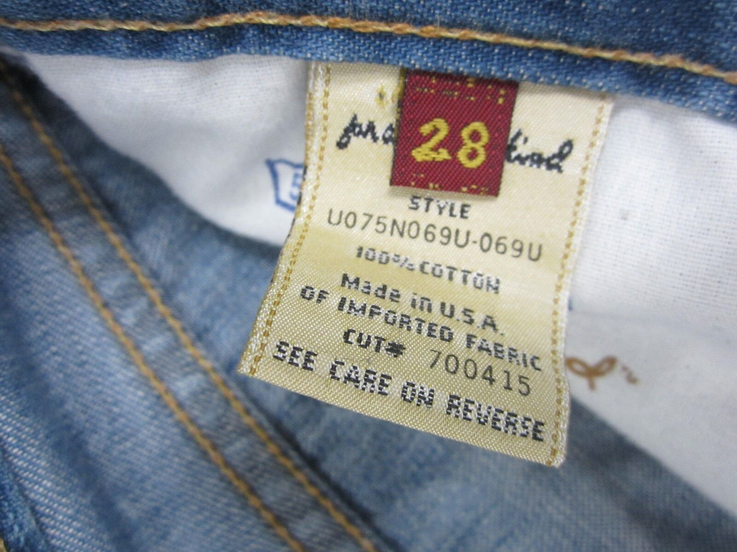 Seven 7 for all mankind women's ladies mid rise bootcut jeans 28 x 32