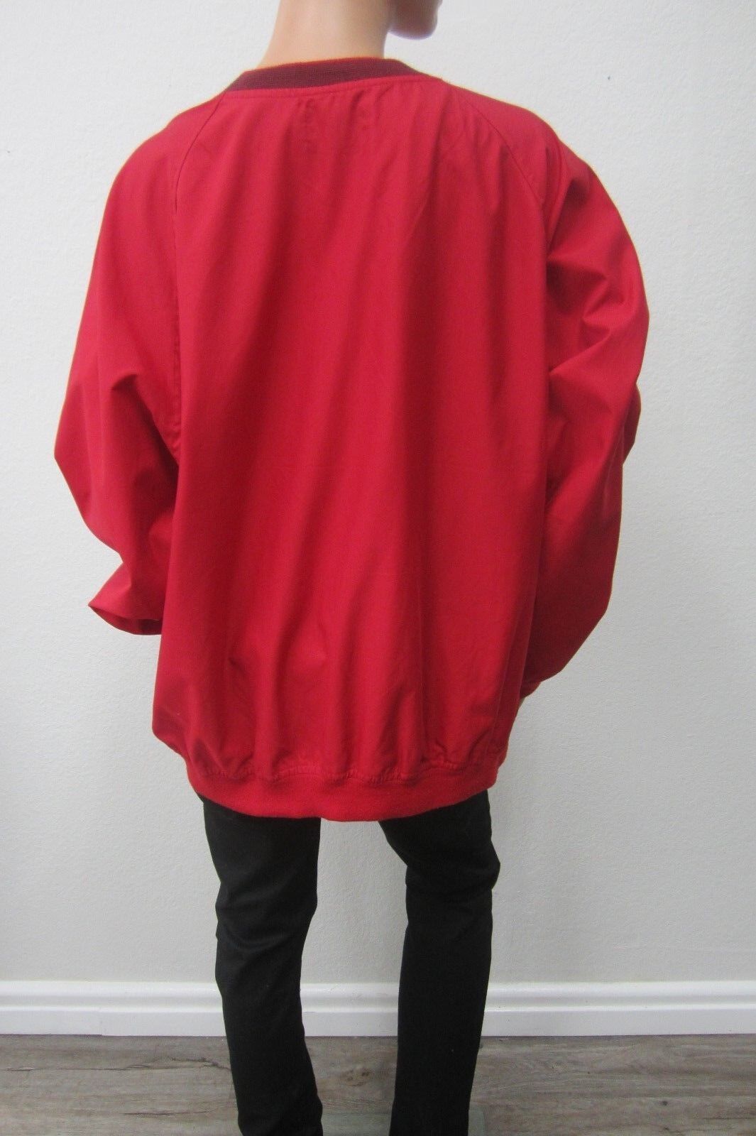 *NICE* IVY CREW RED GOLF Jacket Pull Over size XL