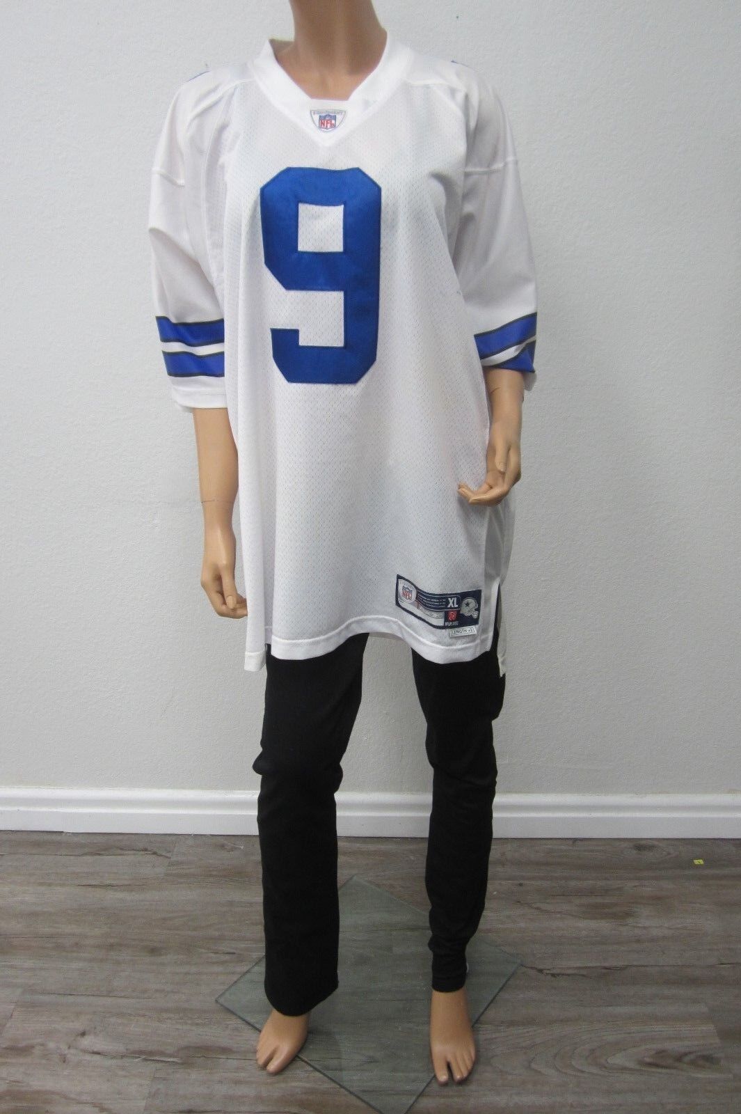 Reebok Tony Romo Dallas Cowboys Sewn Football NFL Onfield Unisex Jersey Sz XL
