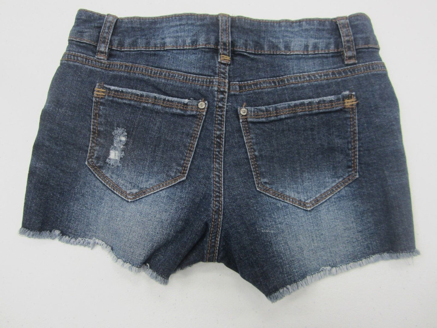 NWOT rue 21 Distressed Jean Shorts 5 Button Fly High Waisted Size 0