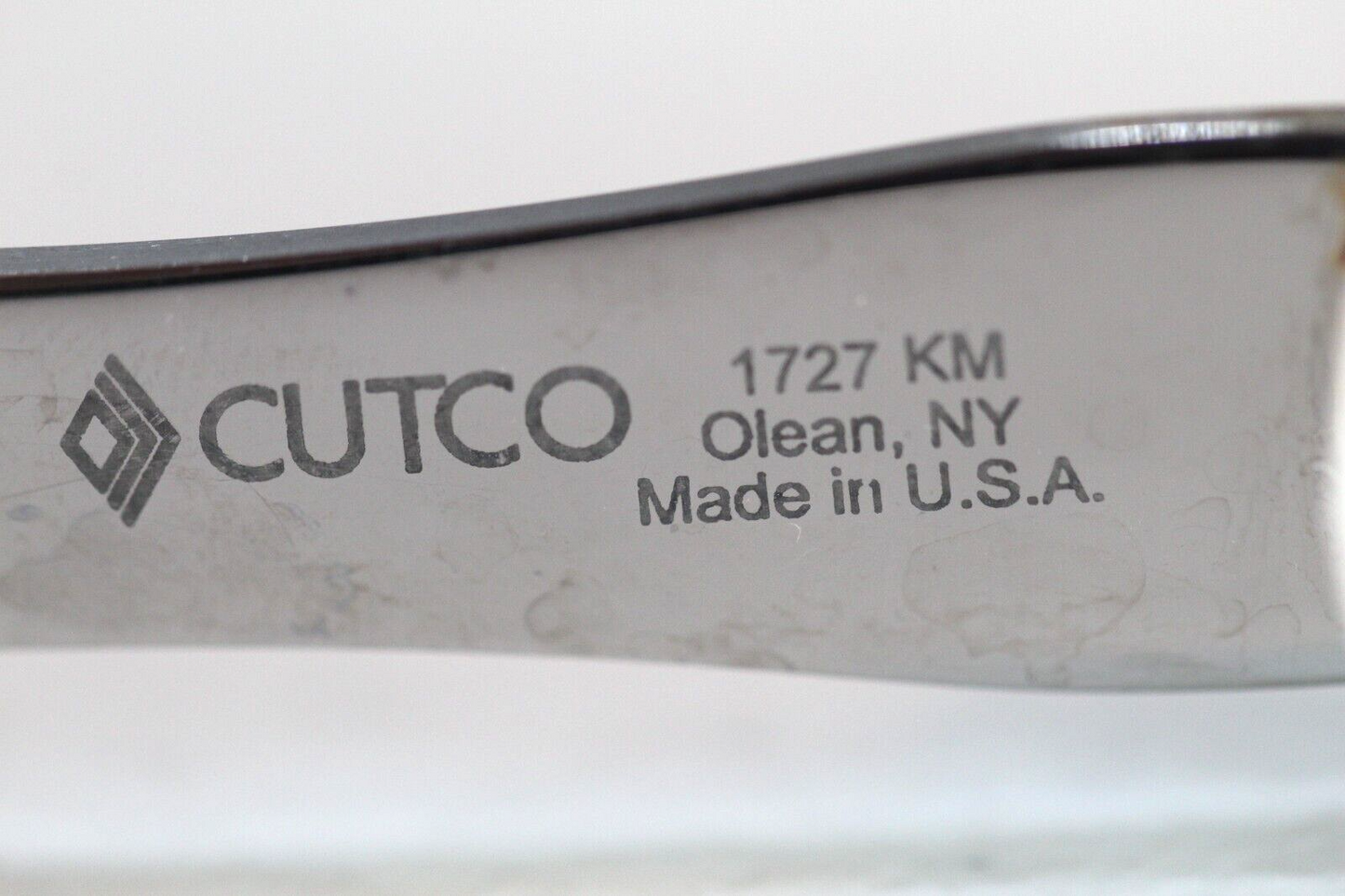 Cutco #1727 KM Meat Fork Pearl White Handle USA Made 12" Length