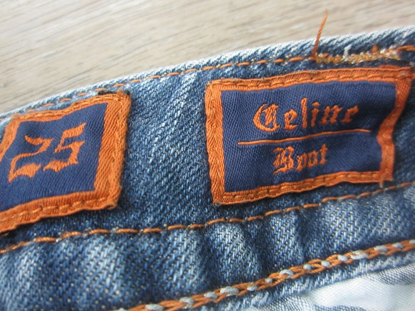 NICE Pre Owned Rock Revival Celine Boot Cut Women's Jeans Size 25 X 29