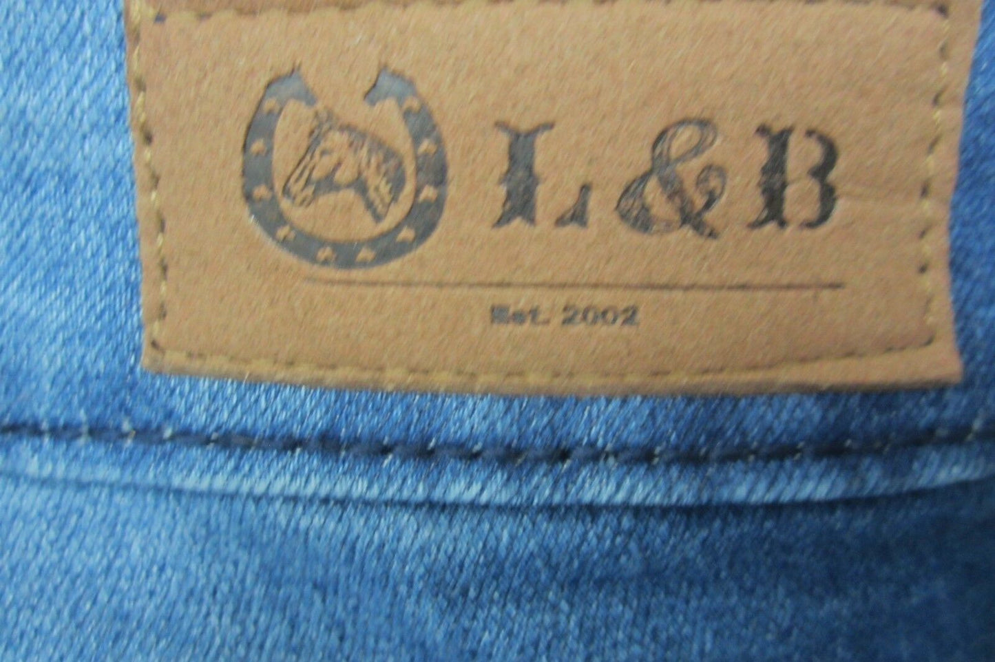 *NWT*  L&B Lucky and Blessed Womens Destroyed Denim Jeans Size 16 x 27L