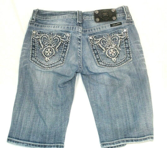 Miss Me  Bermuda Shorts Embellished Pockets JP5341M Size 27