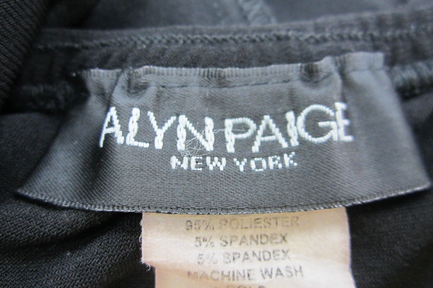 NICE ALYN PAIGE WomensBlack Halter Long Length Dress Cocktail Formal Size Medium