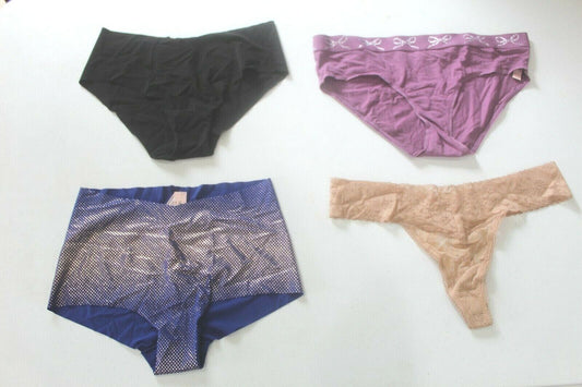 ♡  **NWT**  Lot of Four Random Victoria's Secret Panties Size - Large  ♡