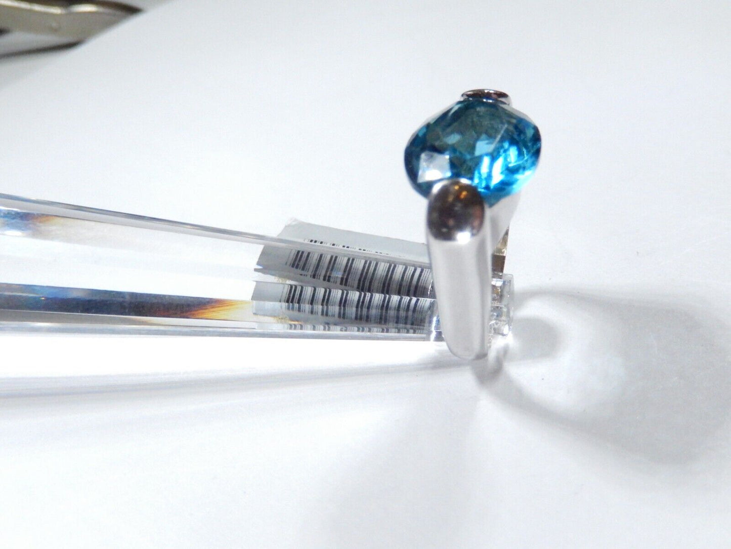 10.00 CT LONDON BLUE TOPAZ 925 STERLING SILVER MODERN STATEMENT RING UNISEX SZ 5