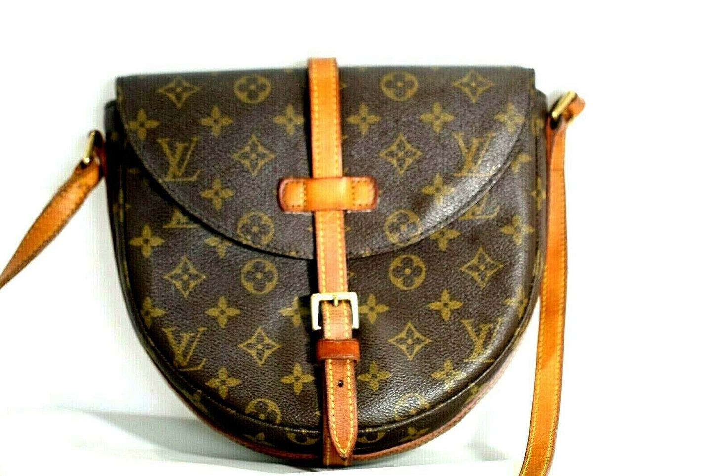 *VINTAGE*  Louis Vuitton 1995 Chantilly PM Brown Monogram Shoulder Bag SD0954