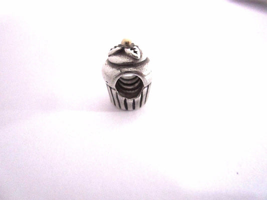 Authentic PANDORA Sterling Silver Cupcake Charm 790417