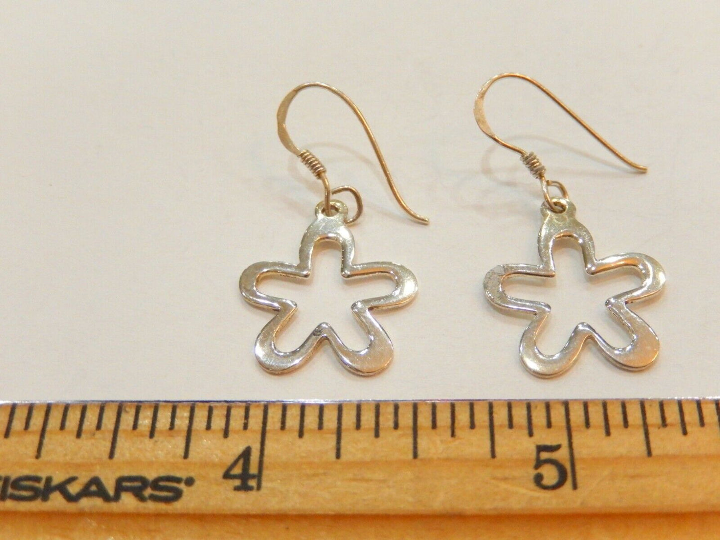 925 Sterling Silver New Women Fashion Star  Dangle Drop Hook Earrings