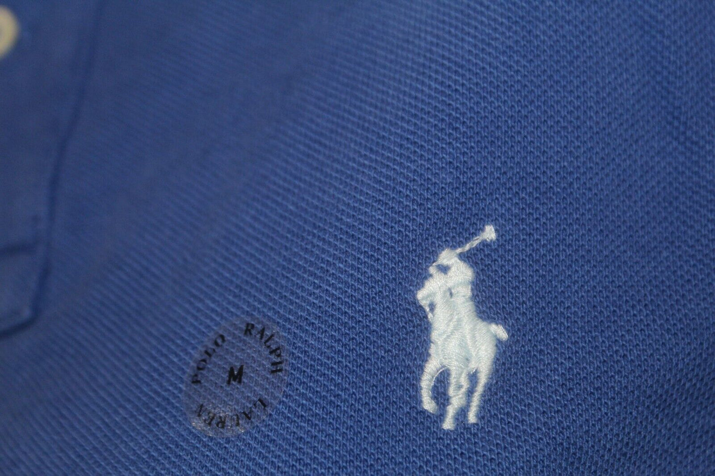 *NWT* $85. Polo Ralph Lauren Classic Fit Mesh Blue Polo Shirt Sz Med