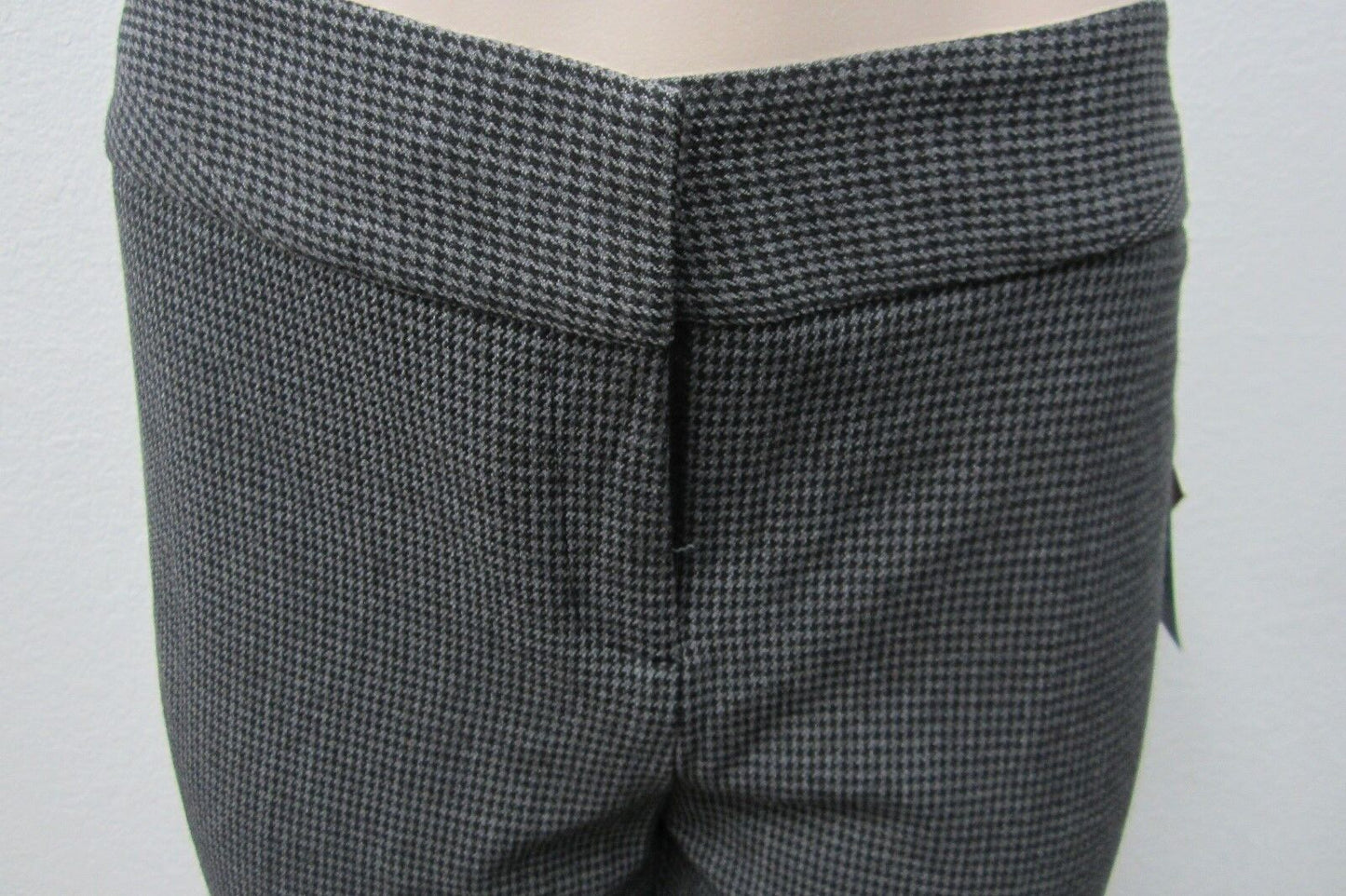 NWT Style & Co Womens Black Houndstooth Dress Pants Size 10  x  31"L