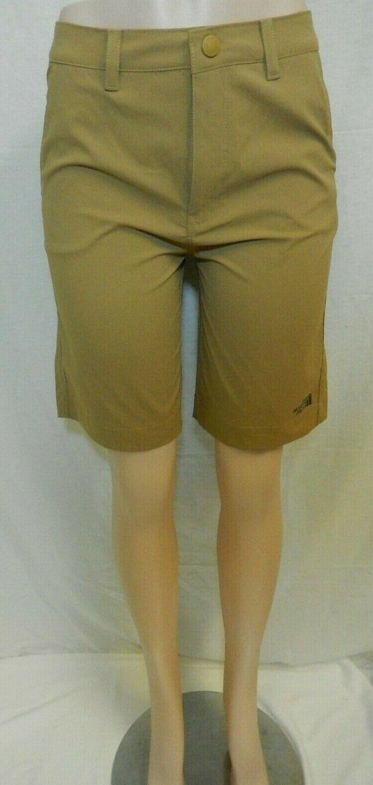 *NWT* THE NORTH FACE YOUTH BOYS TAN NYLON HIKING SPUR TRAIL SHORTS SIZE S(7/8)Y