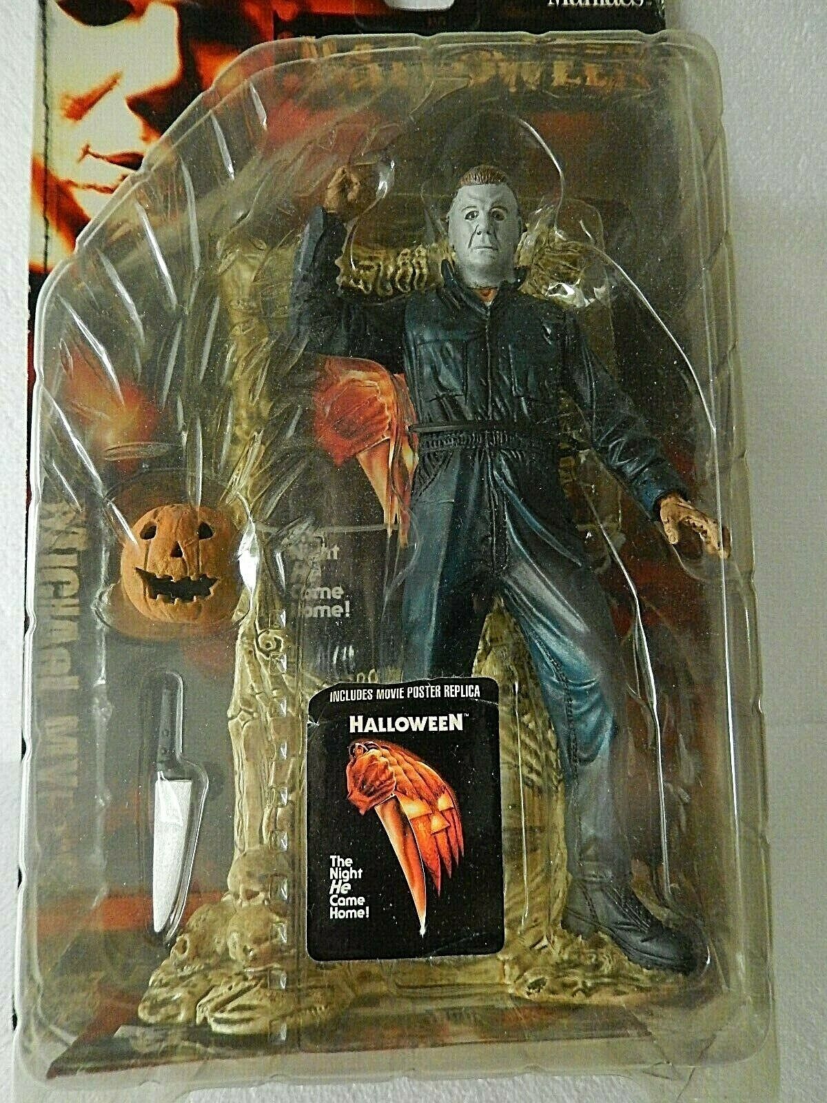 Michael Myers Figure &Poster Halloween Movie Maniacs Series 2 McFarlane Amricons
