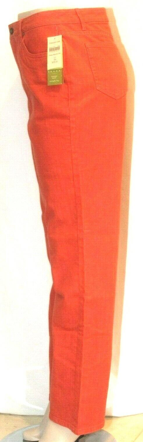 *NWT* $59.Coldwater Creek Women's ShapeMe Classic Waist Straight Leg Denim Jeans