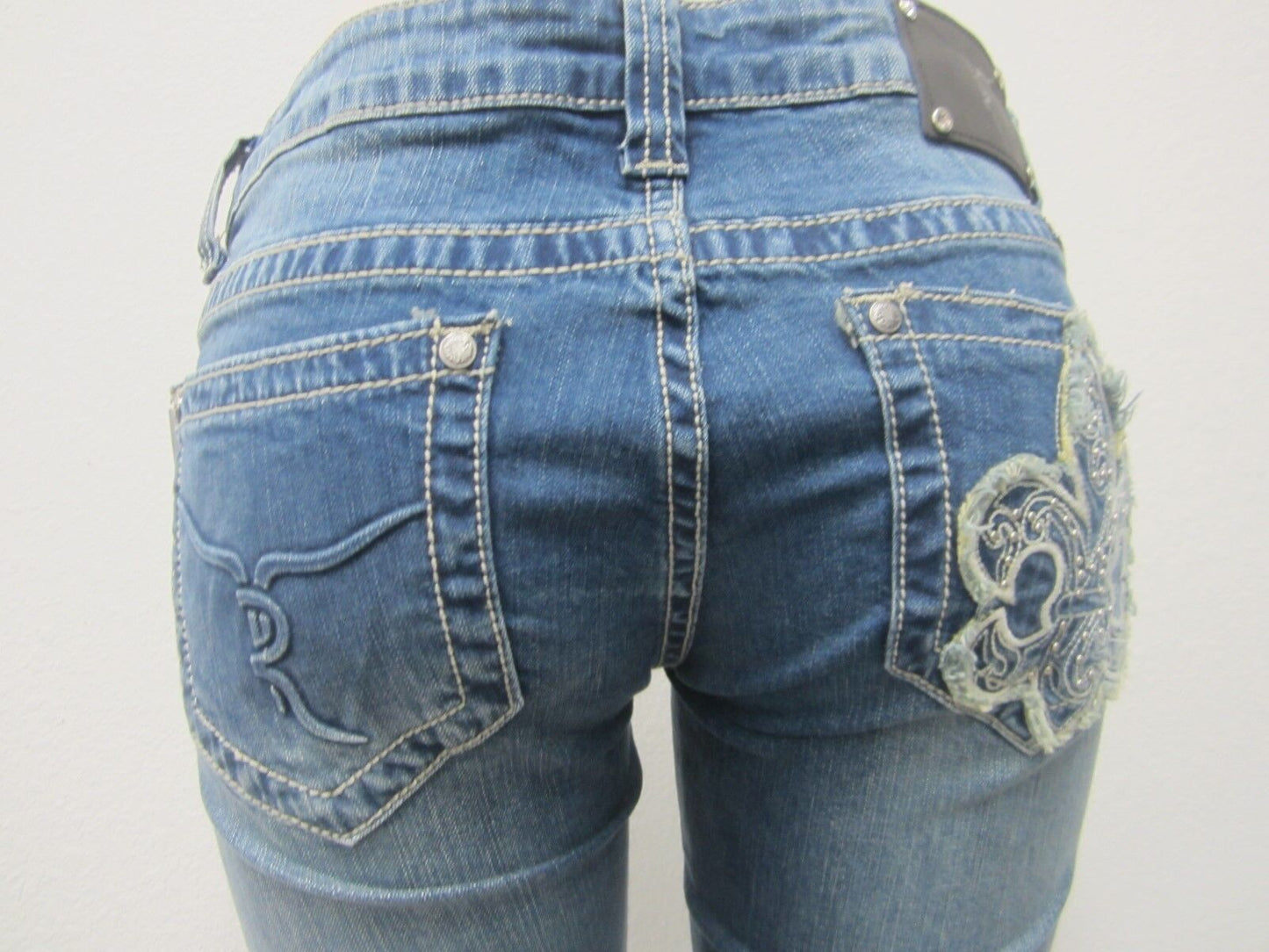 NWOT Montana West Trinity Ranch Boot Cut Jeans BLING Western Jeans 32 X 34
