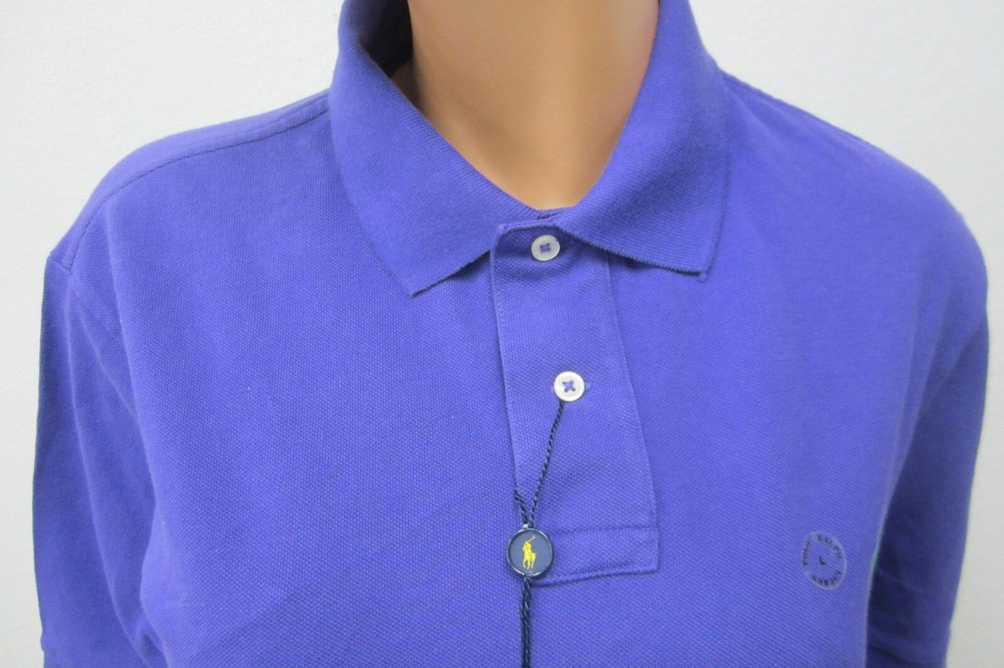 *NWT* Mens Polo Ralph Lauren Classic Fit Polo Purple Shirt Size L