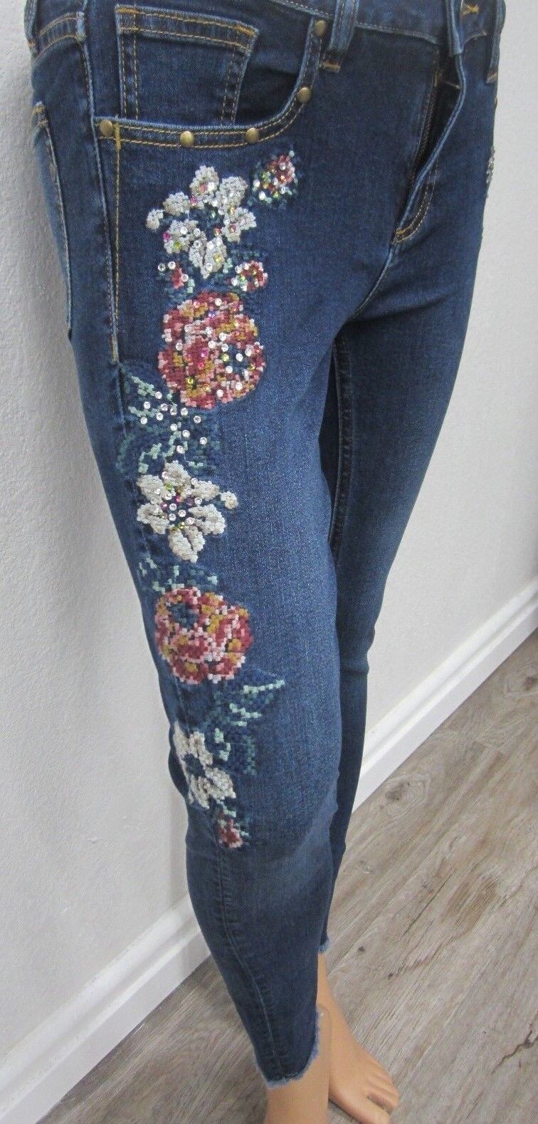 NWT  MISS ME JEANS WITH TAG M2029AK ANKLE SKINNY MID RISE SIZE 28 X 27