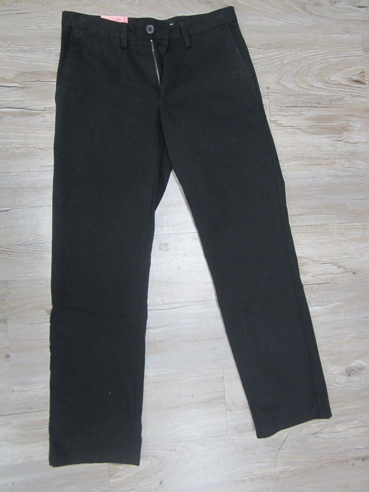 MENS OLD NAVY BLACK STRAIGHT/ DROIT AT WAIST STRETCH DENIM JEAN PANTS 30 X 30