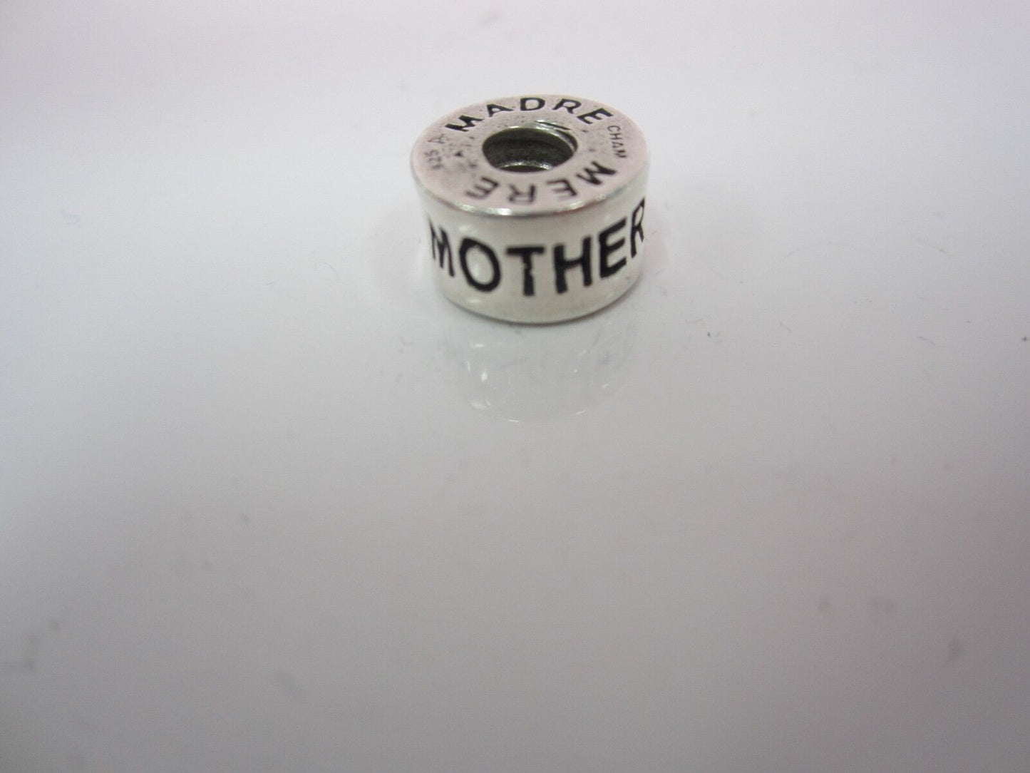 CHAMILIA STERLING SILVER MOTHER MADRE MERE CHARM BEAD 4.7Gr