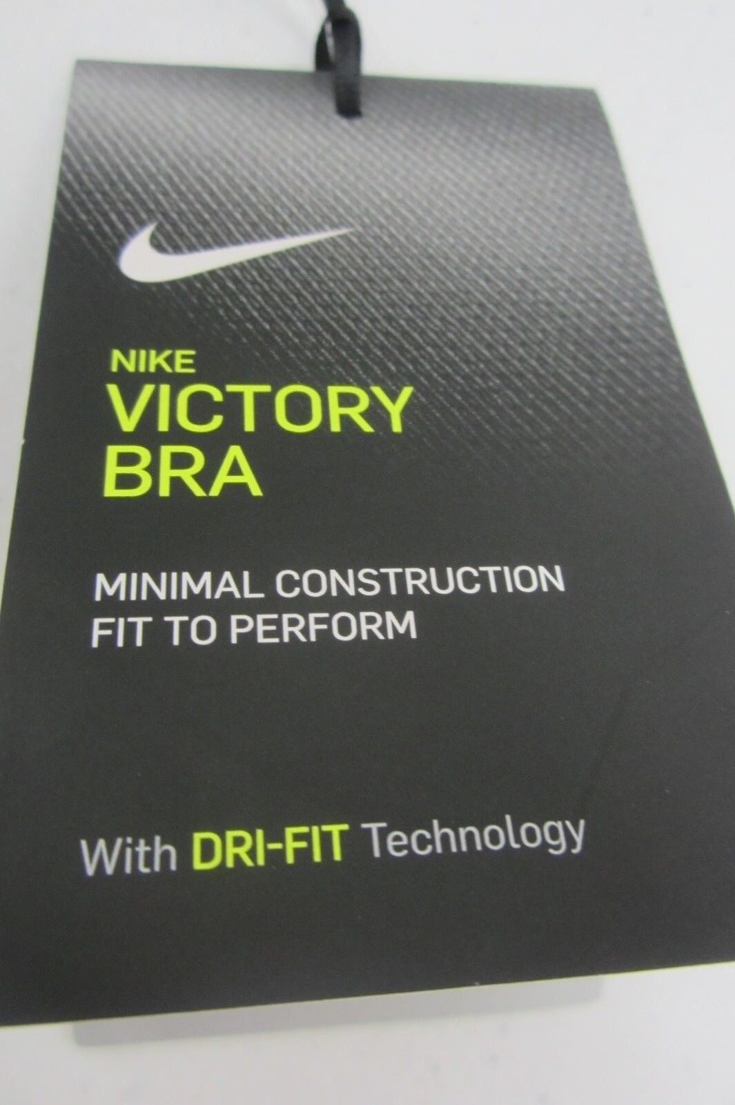 *NWT* Nike Victory Compression Sports Bra Top Fitness Yoga Crossfit  Black Sz M