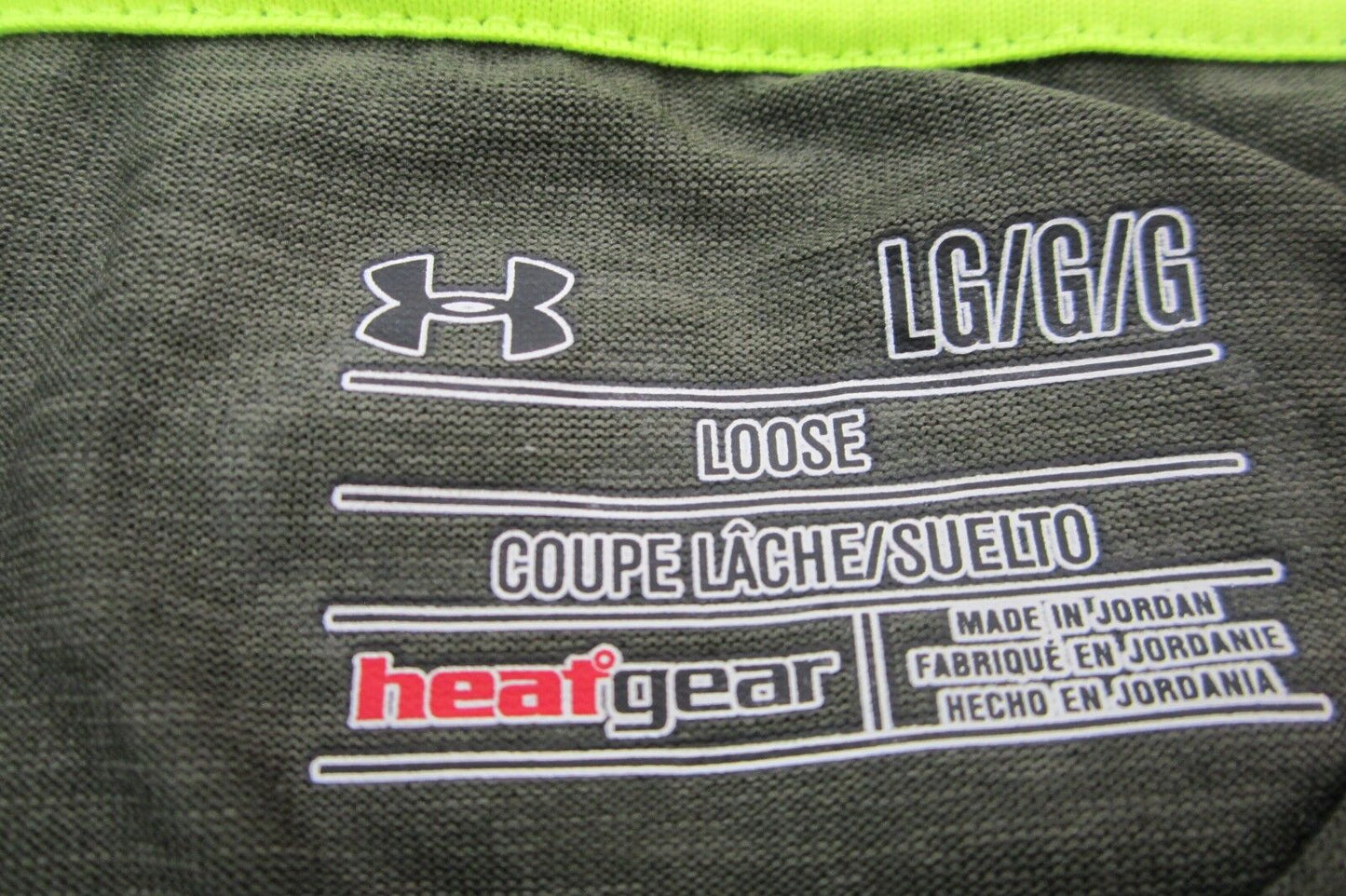 NWOT UNDER ARMOUR HEAT GEAR LADIES  LOOSE FIT ATHLETIC TOP LOGO Size Large