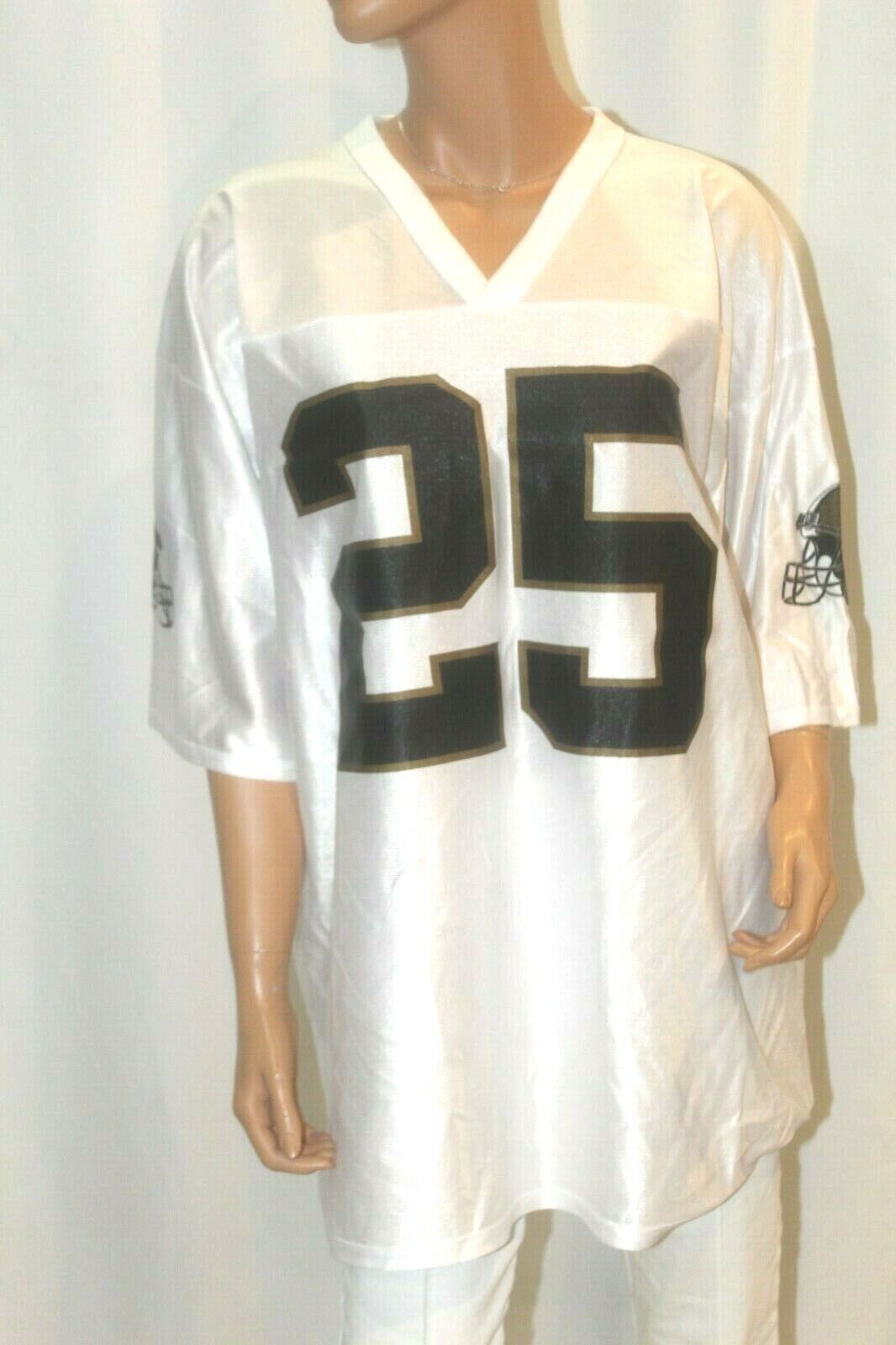 *NIKE* REGGIE BUSH New Orleans Saints #25 NFL Team Apparel Jersey Adult X-Large