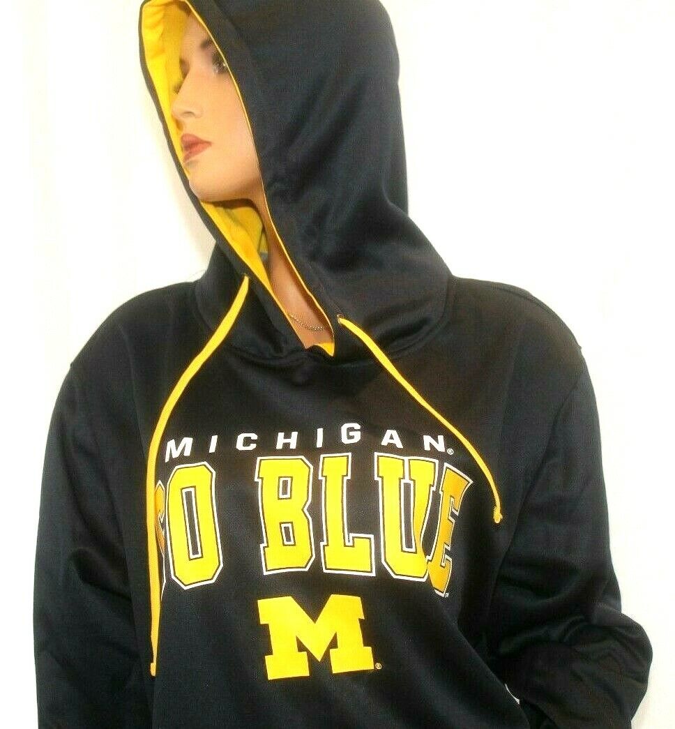 *NWT* Stadium Athletics Michigan Wolverines Pullover Insulated Hoodie Size XL