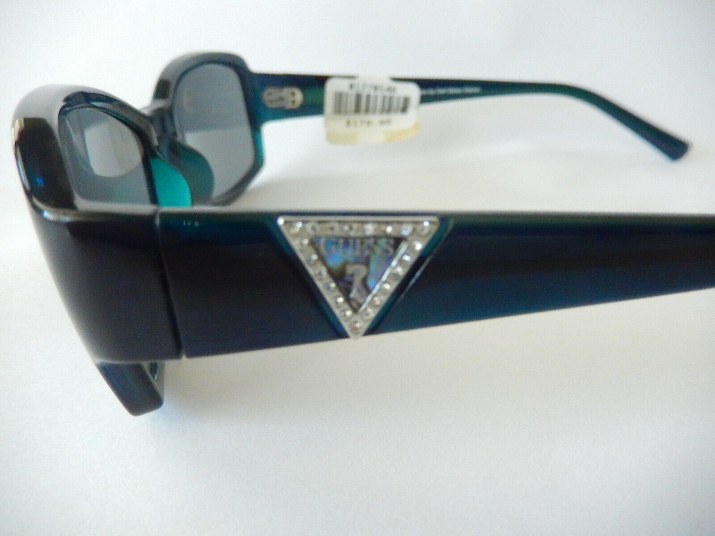 NWT $179 GUESS Designer Sunglass Frame Womens GU7263 56-16-135 Blue Green -3