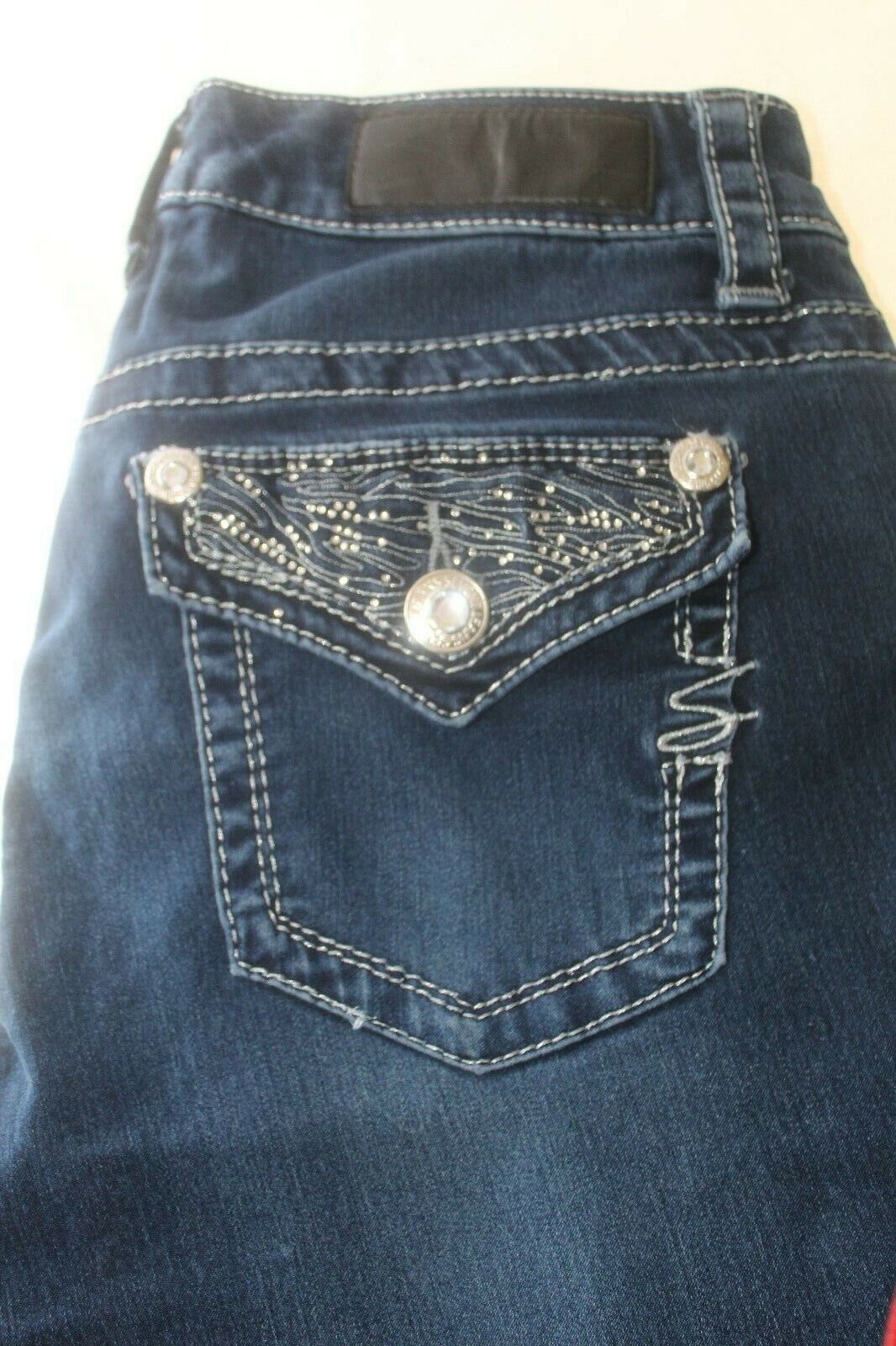 *MINT*  Seven7 Embellished  Slimming Stretch Skinny Jeans Women Sz W29 x L29