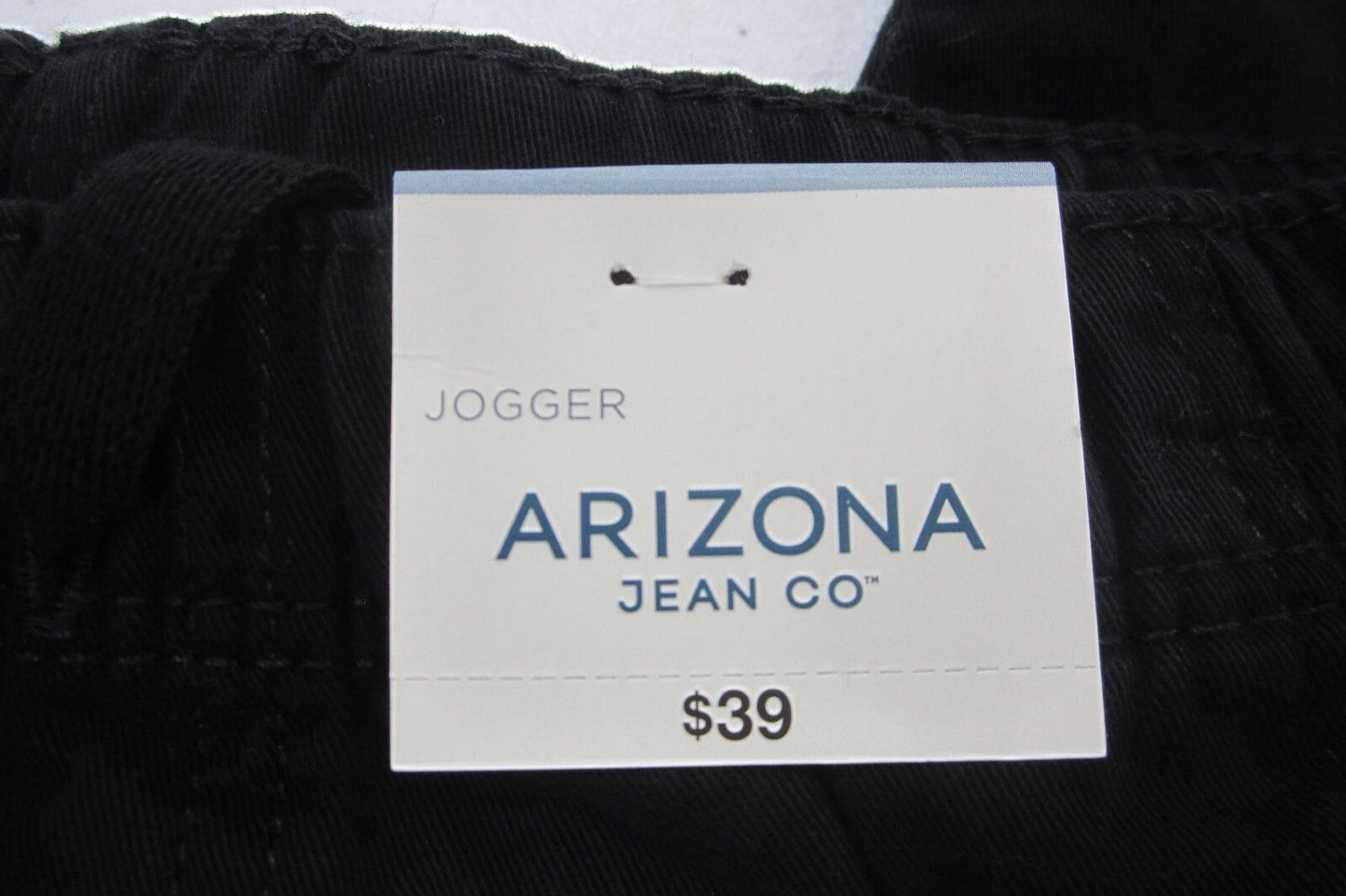 *NWT*   Arizona Jean Co. Boys JOGGER Black Pants Size 7R