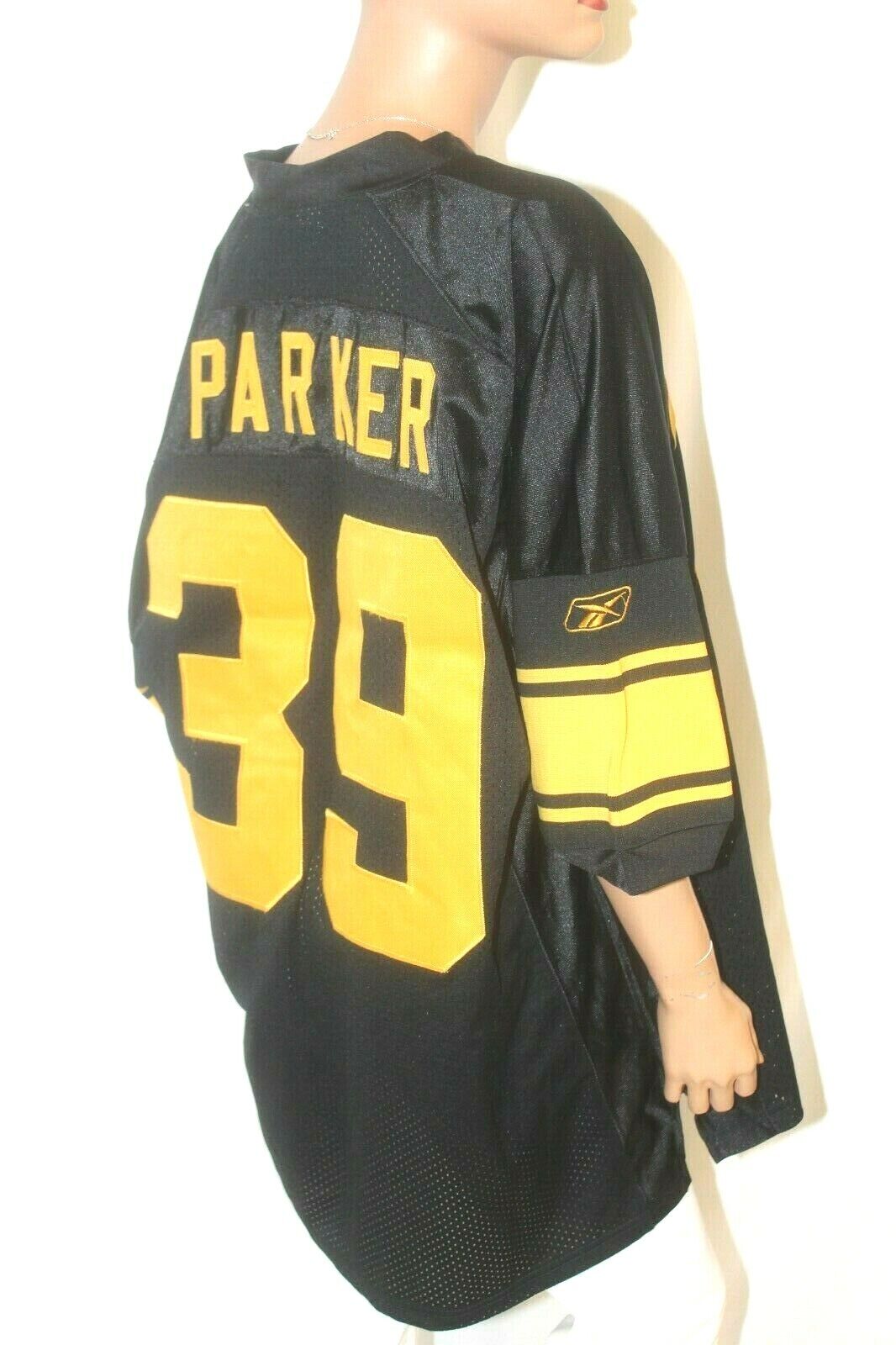 Pittsburgh Steelers Willie Parker #39 Jersey Sewn Reebok 75th Season Sz 54