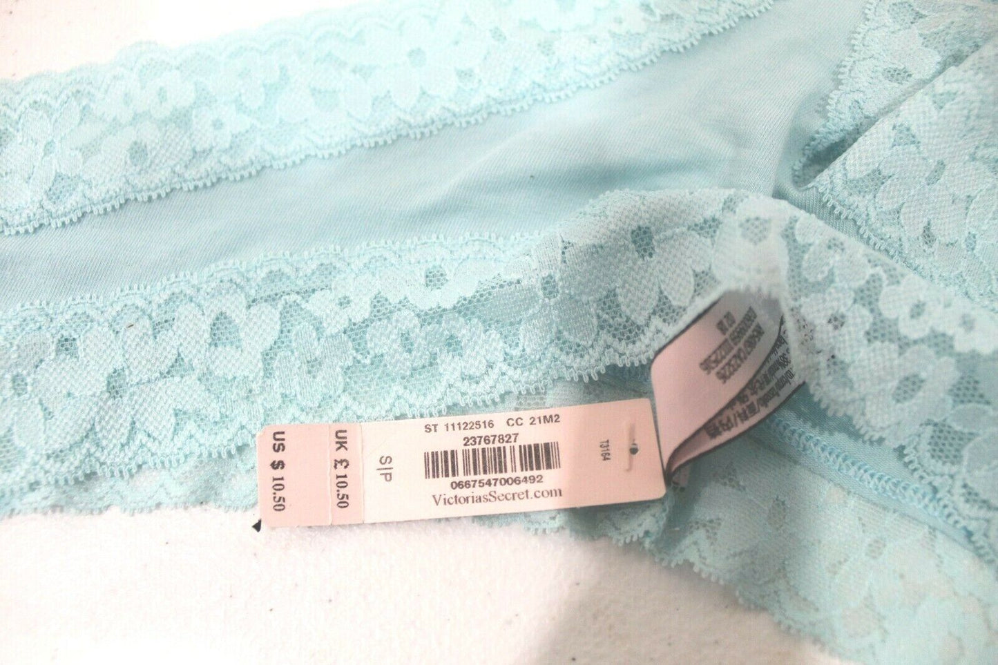 *NWT*  Victoria’s Secret Cheeky/Cheeky Turquoise Panty Size S/P