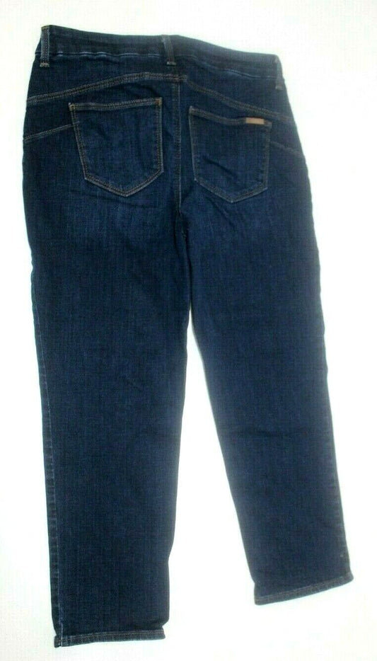 *MINT*  CHICO'S SO LIFTING DENIM CROP JEANS CHICO'S SZ 00 DARK WASH STRETCH