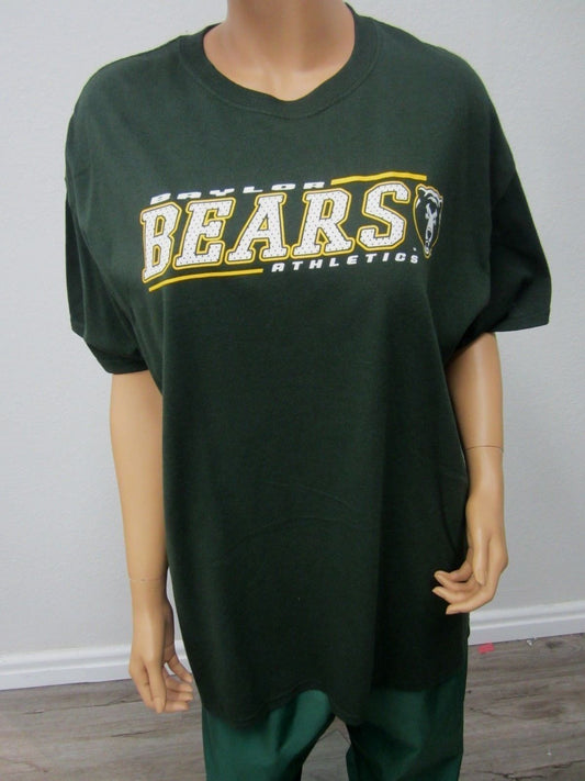 NWT Baylor University Gildan Unisex T Shirt Solid 100% Cotton Short Sleeve Sz XL