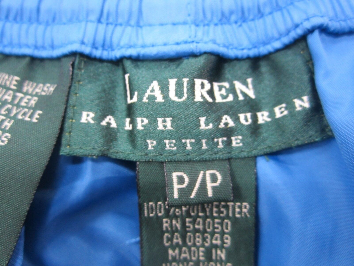 VERY NICE Ralph Lauren Polo Sport Women's Blue Workout Jogging Pants Size Petite