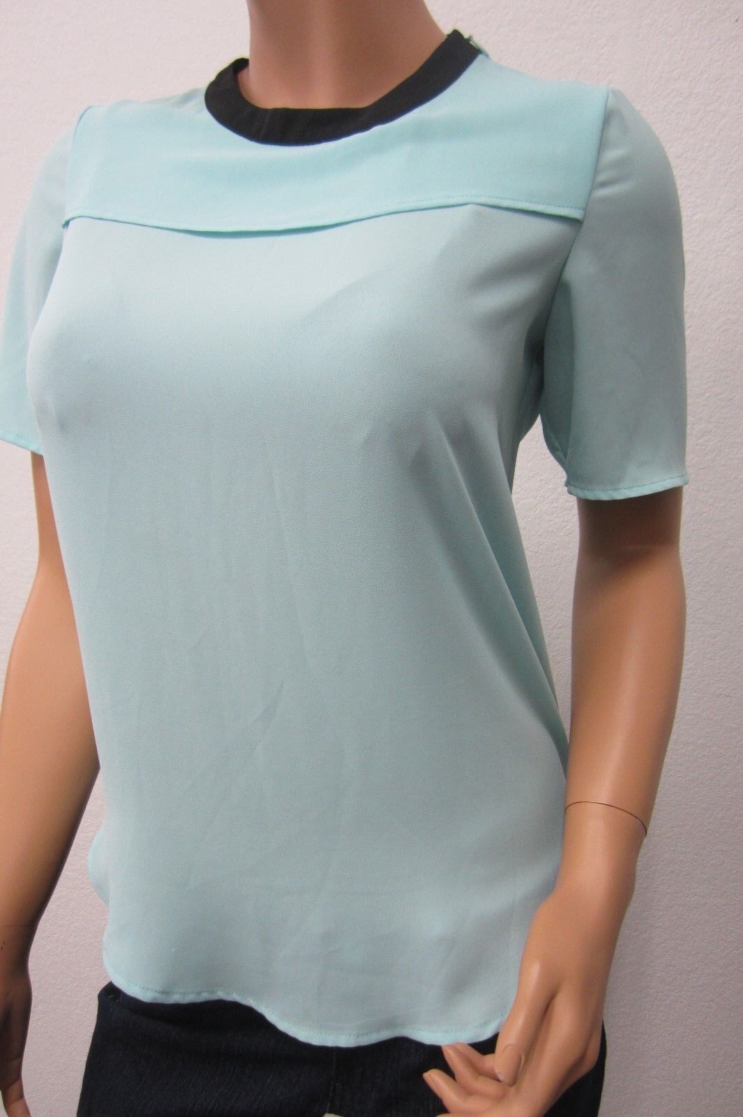 NWT BCBGeneration Women's Semi-Sheer Tunic Top - Open  Back CUTE Size XXS