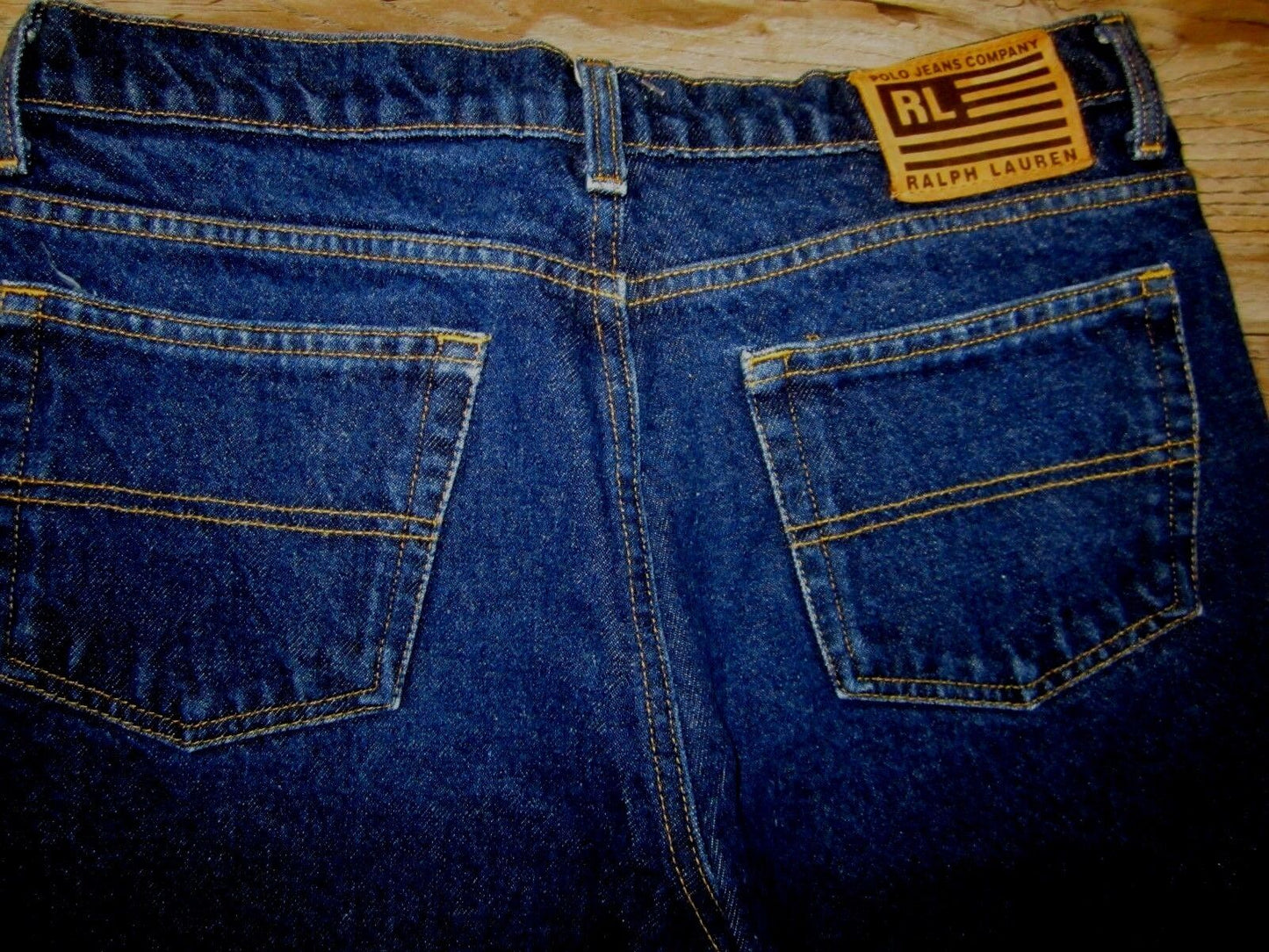 NWOT Ralph Lauren Jeans Womens Dark Wash Cotton Denim Boot Cut Leg 10 X 29