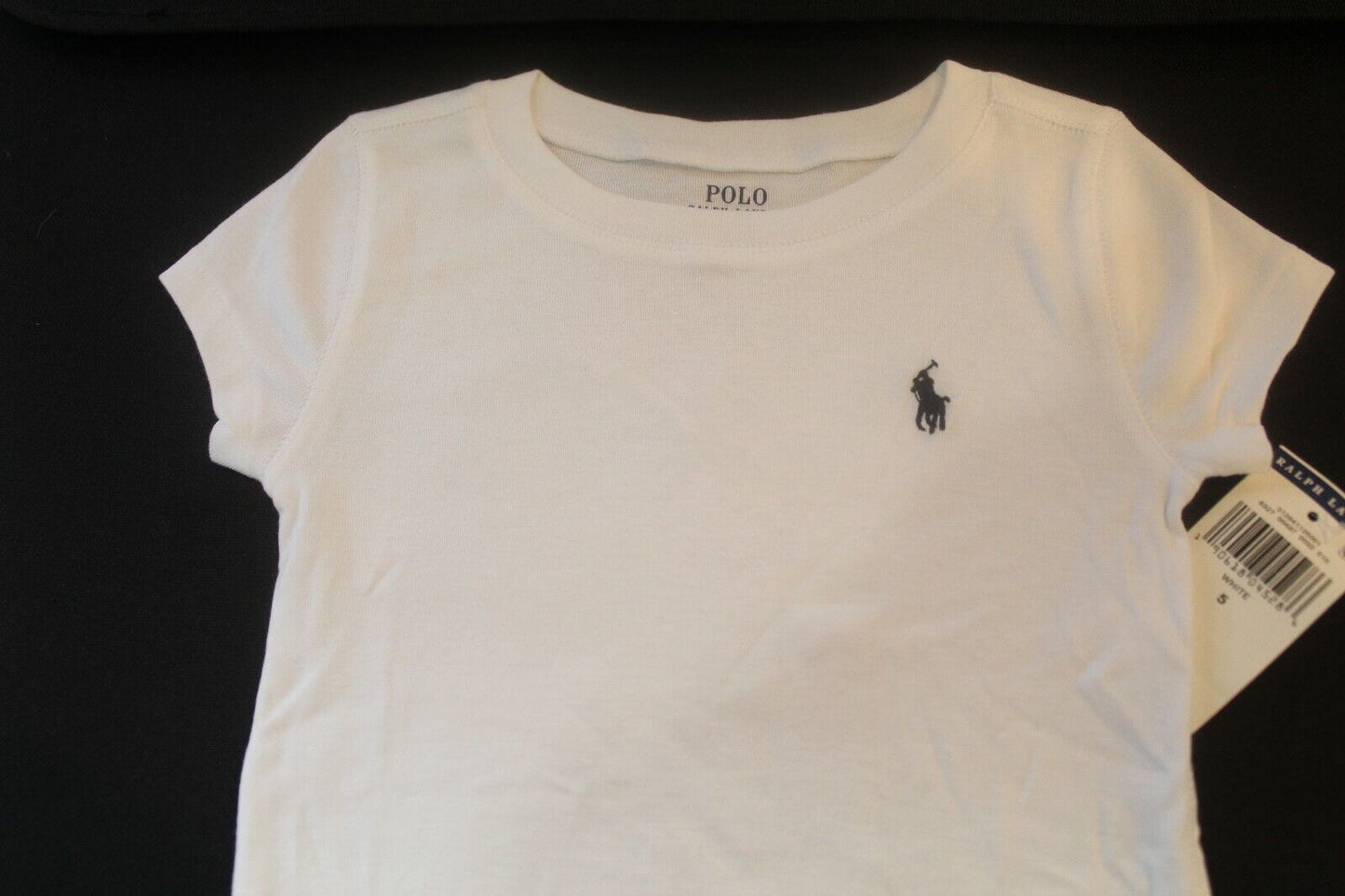 *NWT* Polo Ralph Lauren Kids T-Shirt Crew Neck  Tee Pony Logo - Sz 5